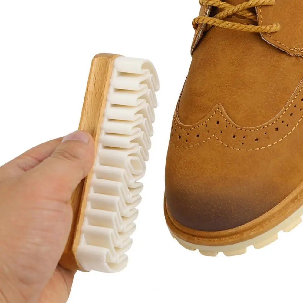 

Cleaning Brush Labor-saving High Toughness Bristles Practical Suede Deerskin Fabrics Boots Brush for Home