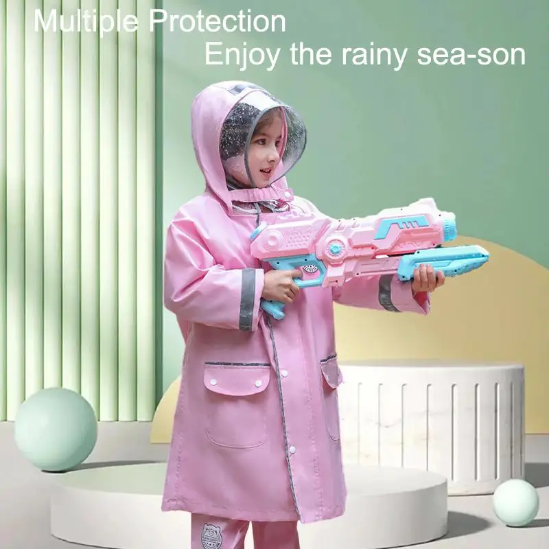 

Stay Dry in Style with Our Trendy Rain Ponchos - Perfect Rain Gear for Elementary School Students