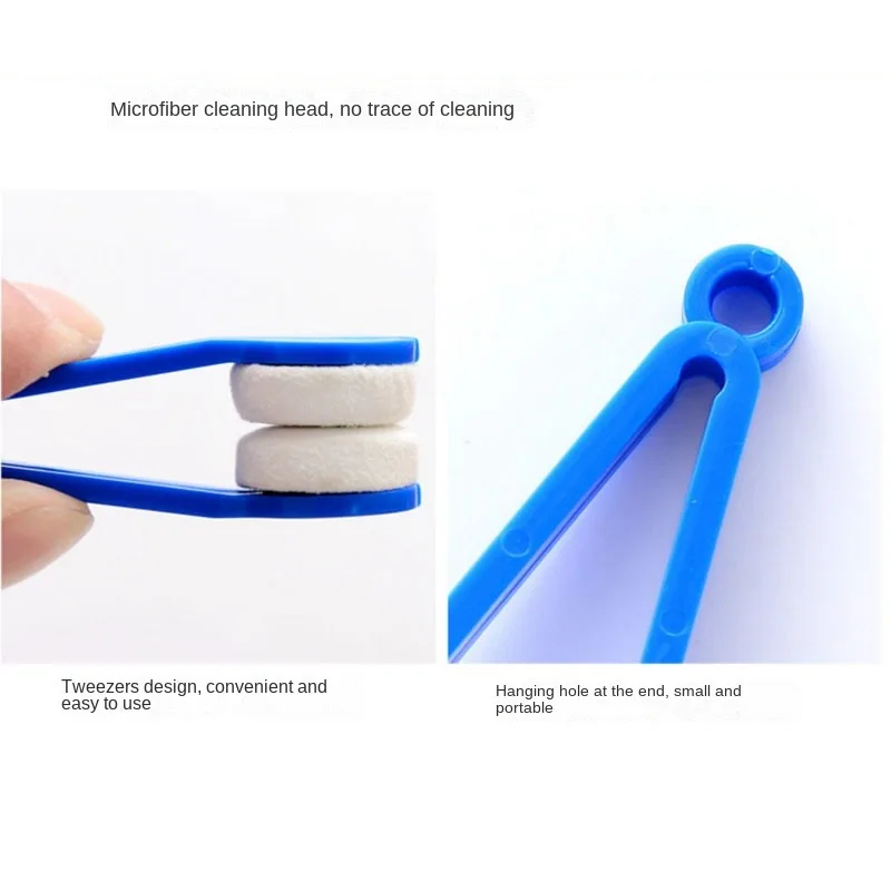 Portable Multifunctional Glasses Cleaning Rub Eyeglass Sunglasses Spectacles Microfiber Cleaner Brushes Wiping Tools Mini 1 Pcs images - 6