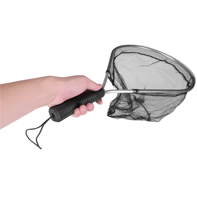 Алюминиевые подсачки для ловли нахлыстом нейлоновая сетка без узлов ручная