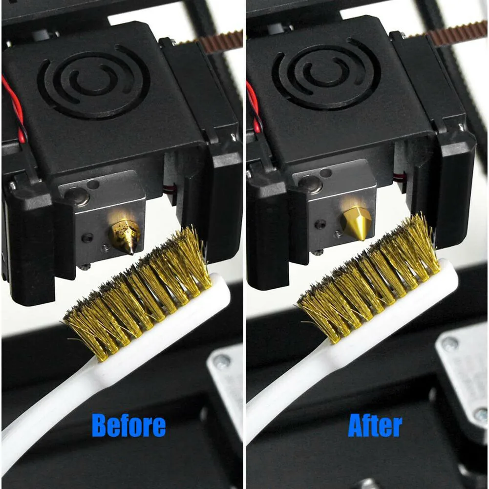 

Industrial Wire Brush Toothbrush Copper Wire Brushes Kit Paint Cleaning Plastic Handle Cleaner Durable Practical