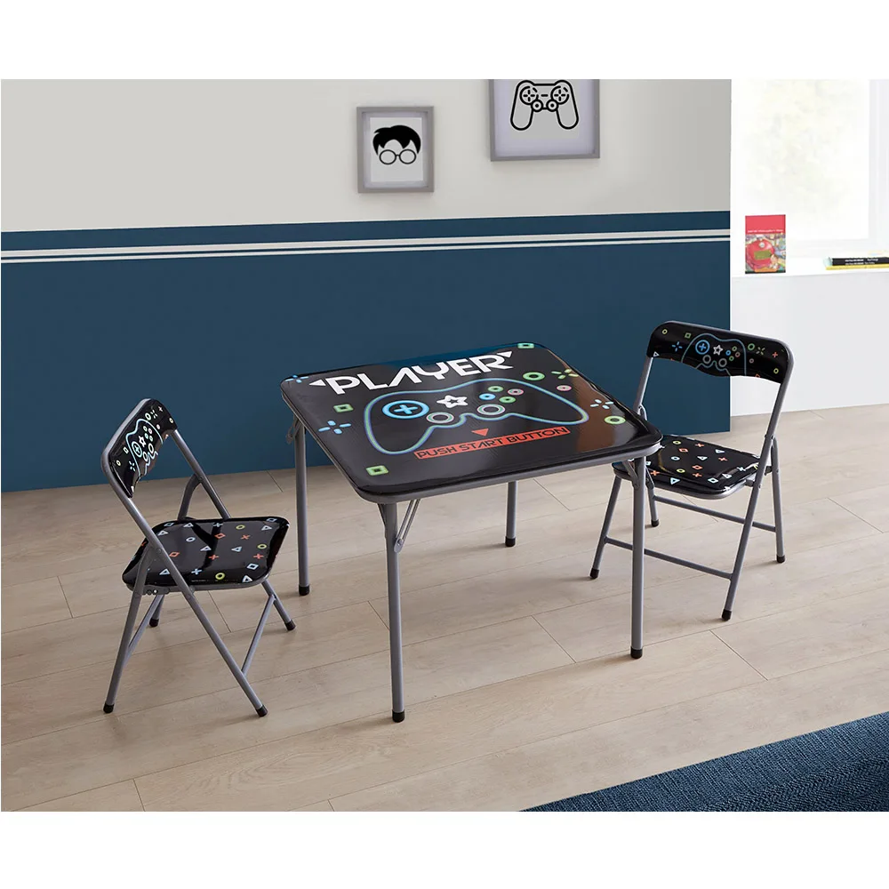 

Heritage Club Gaming набор из 3 квадратных искусственных стульев и стульев, синий, 24X24X20 дюймов
