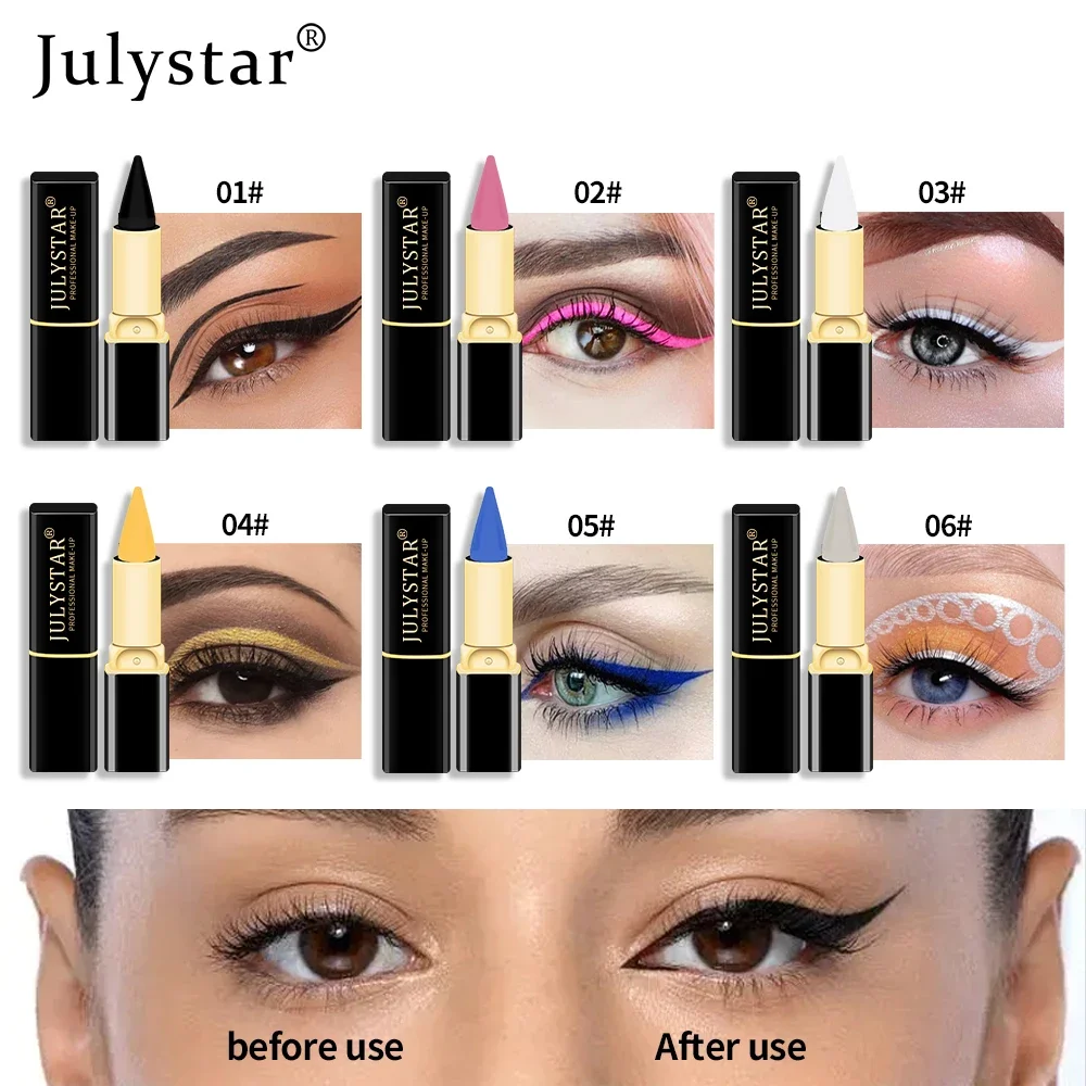 6 шт./кор. водостойкая подводка для глаз кремовая матовая быстросохнущая