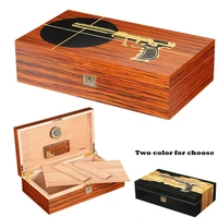 large capacity cigar humidor box cedar wood cigar case with humidifier hygrometer business men gadget gift for husband