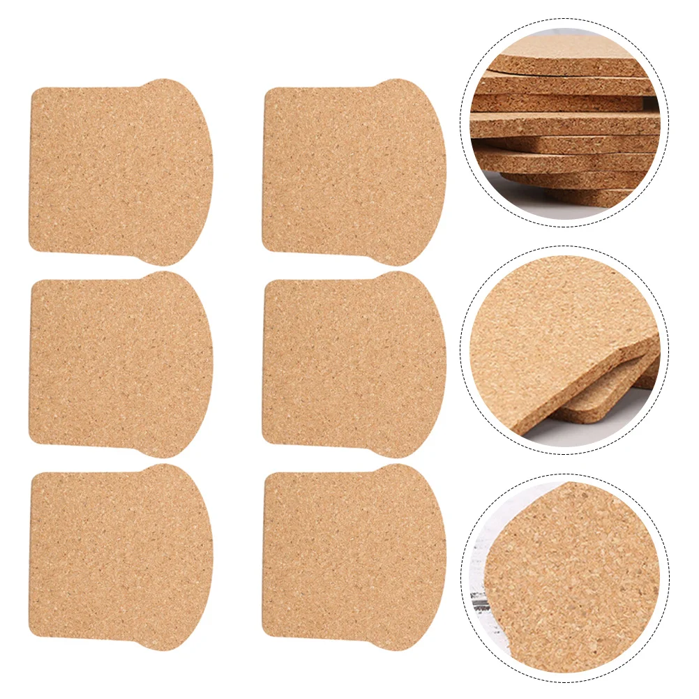 

Cork Coasterscoaster Backing Cup Mat Crafts Wooden Hot Drink Toast Plain Sheets Heat Pad Teacup Kitchen Pan Trivet Base