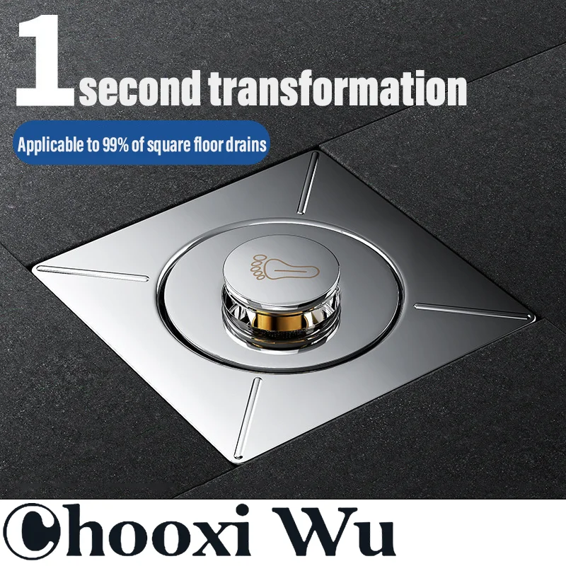 CHOOXIWU-Дезодорирующий Слив для пола из нержавеющей стали