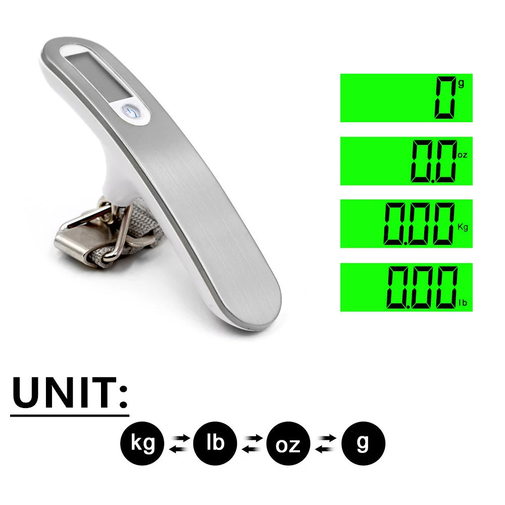 

Portable 50kg 10g Digital Scale Electronic Luggage Suitcase Scale Weigh Balance Travel Hand Hanging Steelyard scale