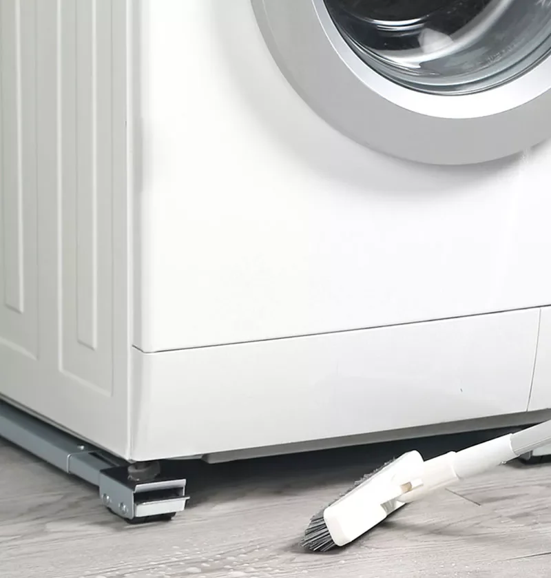 

2023 2pcs Washing Machine Stand Moving Tool Adjustable Refrigerator Base Mobile Roller Bracket Fridge Stand Wheel For Furniture