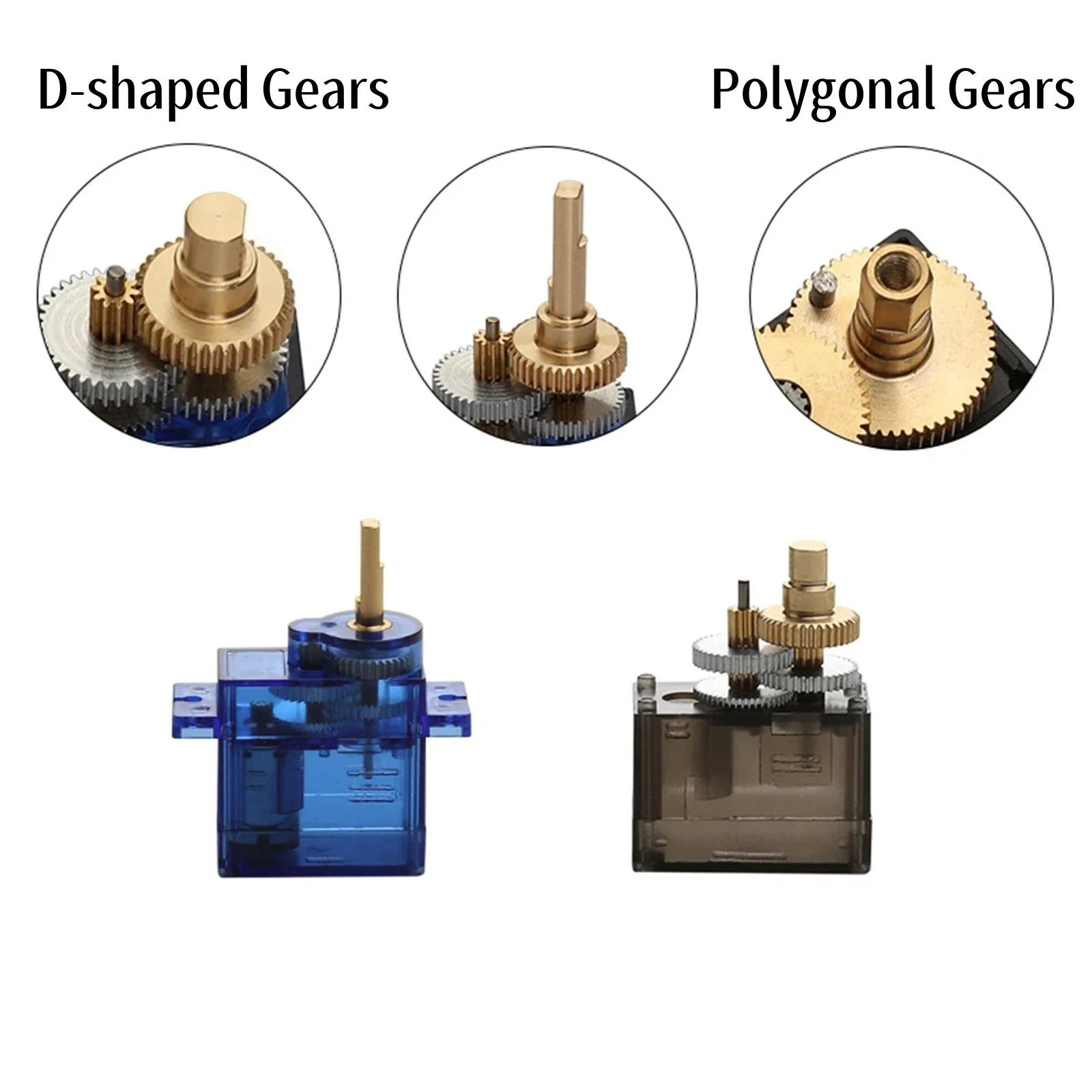 Микросерводвигатель MG90S 180 градусов цельнометаллический регулируемый угол