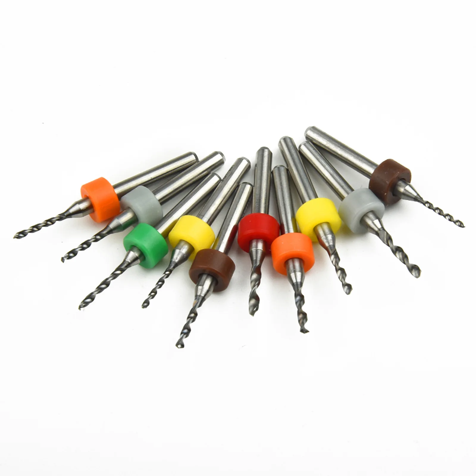 

10Pcs PCB CNC Drill Bits Tungsten Carbide 1.1-2.0mm CNC Engraving Rotary Tool For Electronics Circuit Board Repairing Tools