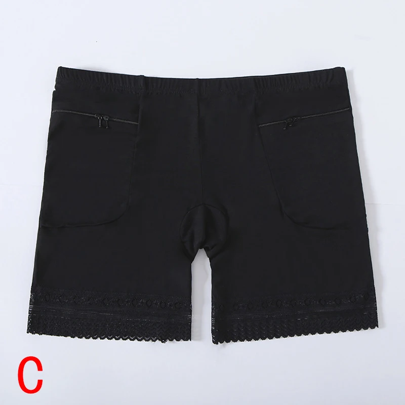Safety Shorts Pants Women Lace Seamless Underwear Summer Under Skirt Shorts With Pockets Short Tights High Waist Soft Breathable