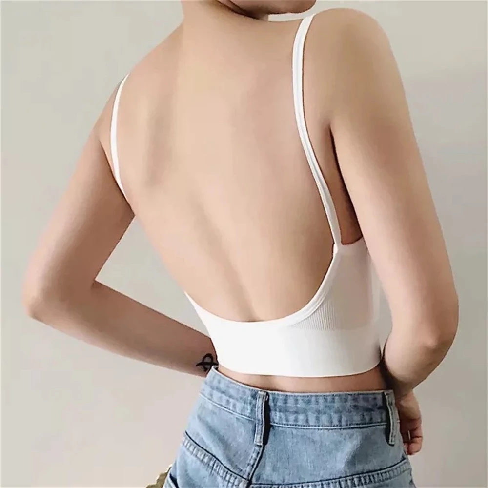 

Sexy U-Shaped Tube Top Bra Seamless Beauty Back Sports Bras Wrapped Chest Anti-light Ladies Bralette Fitness Top Underwear Tops
