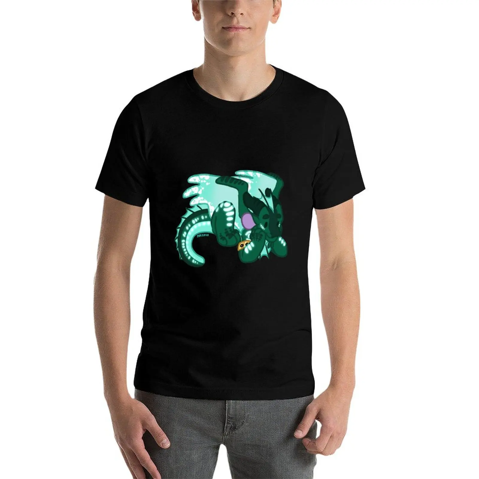 Футболка Turtle-WOF Wings of Fire корейская модная футболка с аниме мужские рубашки для
