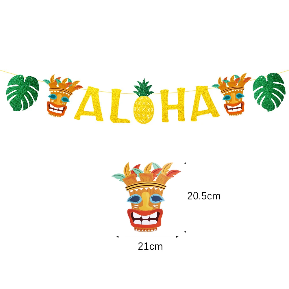 

Гавайские декоративные элементы из бумаги