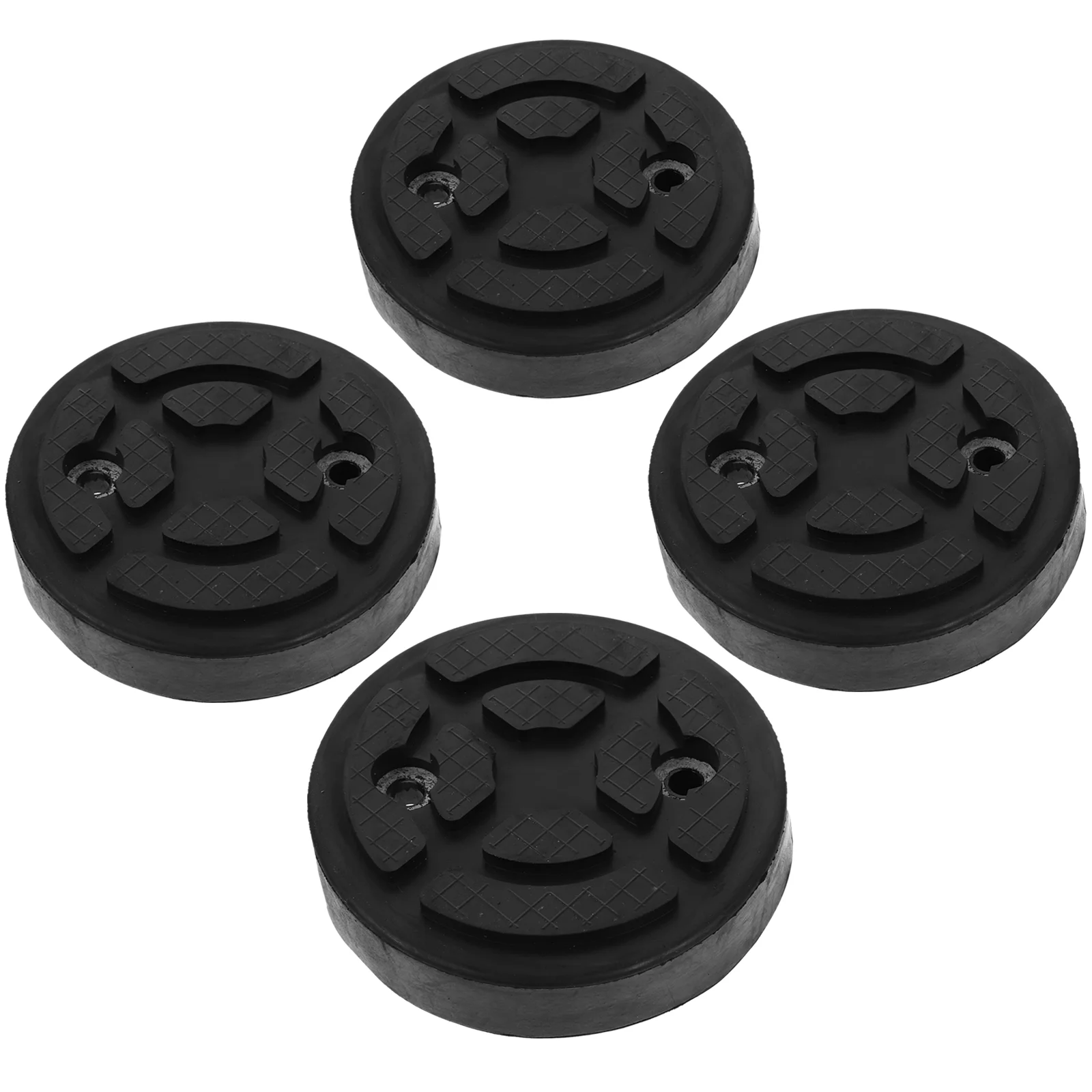 

4 Pcs Lift Rubber Mat Adaptador Universal Floor Jack Pad Stand Pads Car Support Block Two-post Lifting Jacks to cars