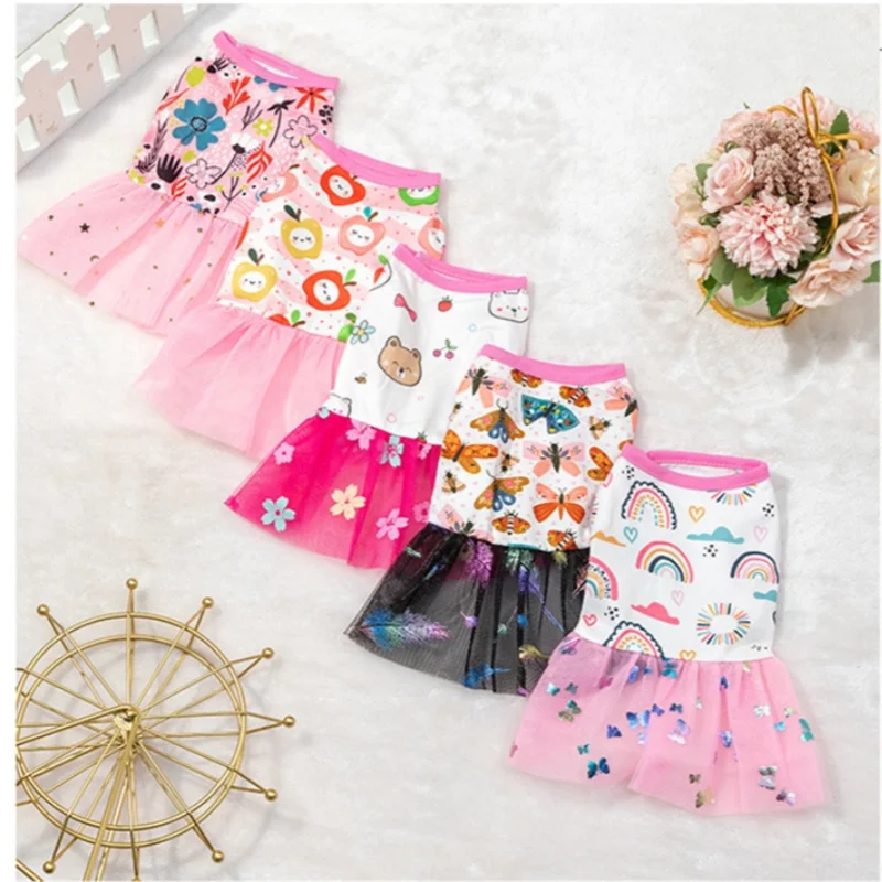 

Free Shipping 2023 Pet Clothing Pet Skirt Dog Clothing Dog Skirt Cute Princess Pet Skirt