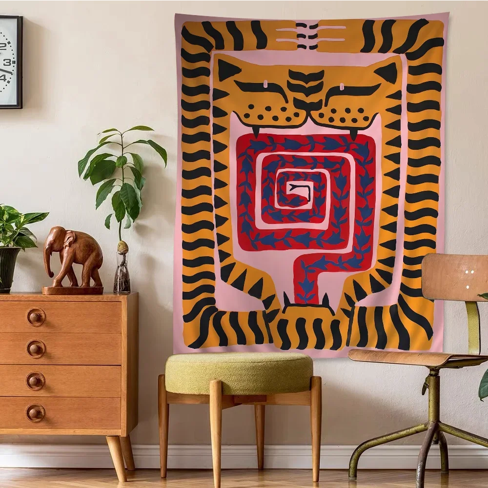 Настенные подвесные листы с абстрактным изображением старого Египта змеи