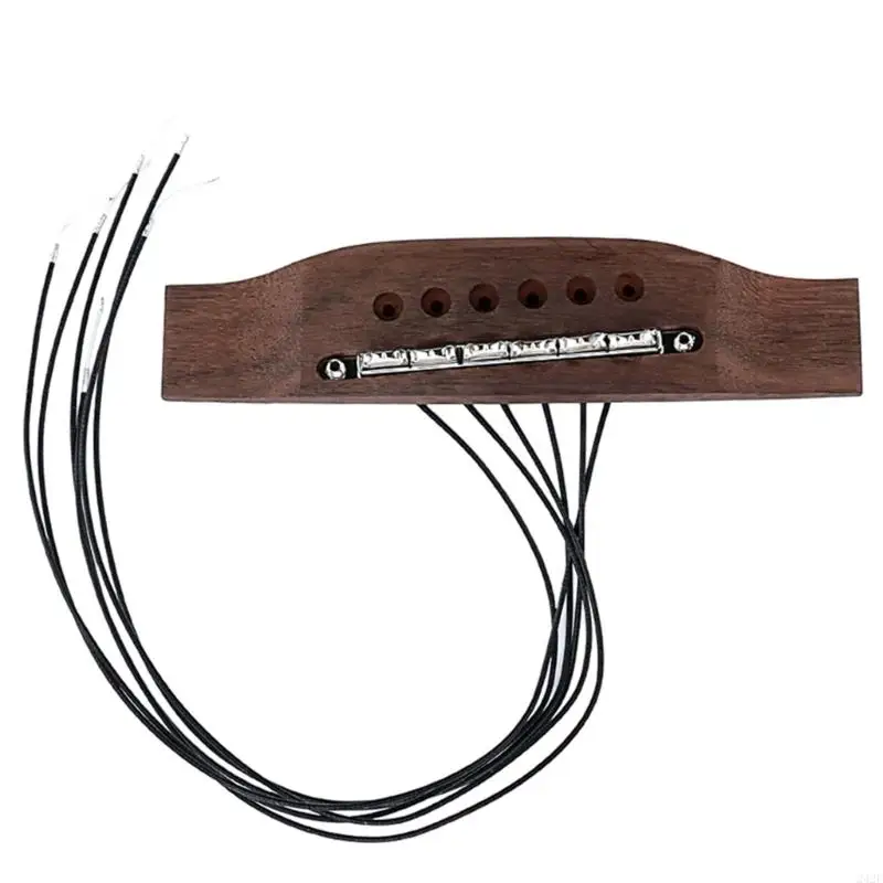 242F Активная акустическая гитара Пьезо мост для 6 струнных гитар с зернистостью
