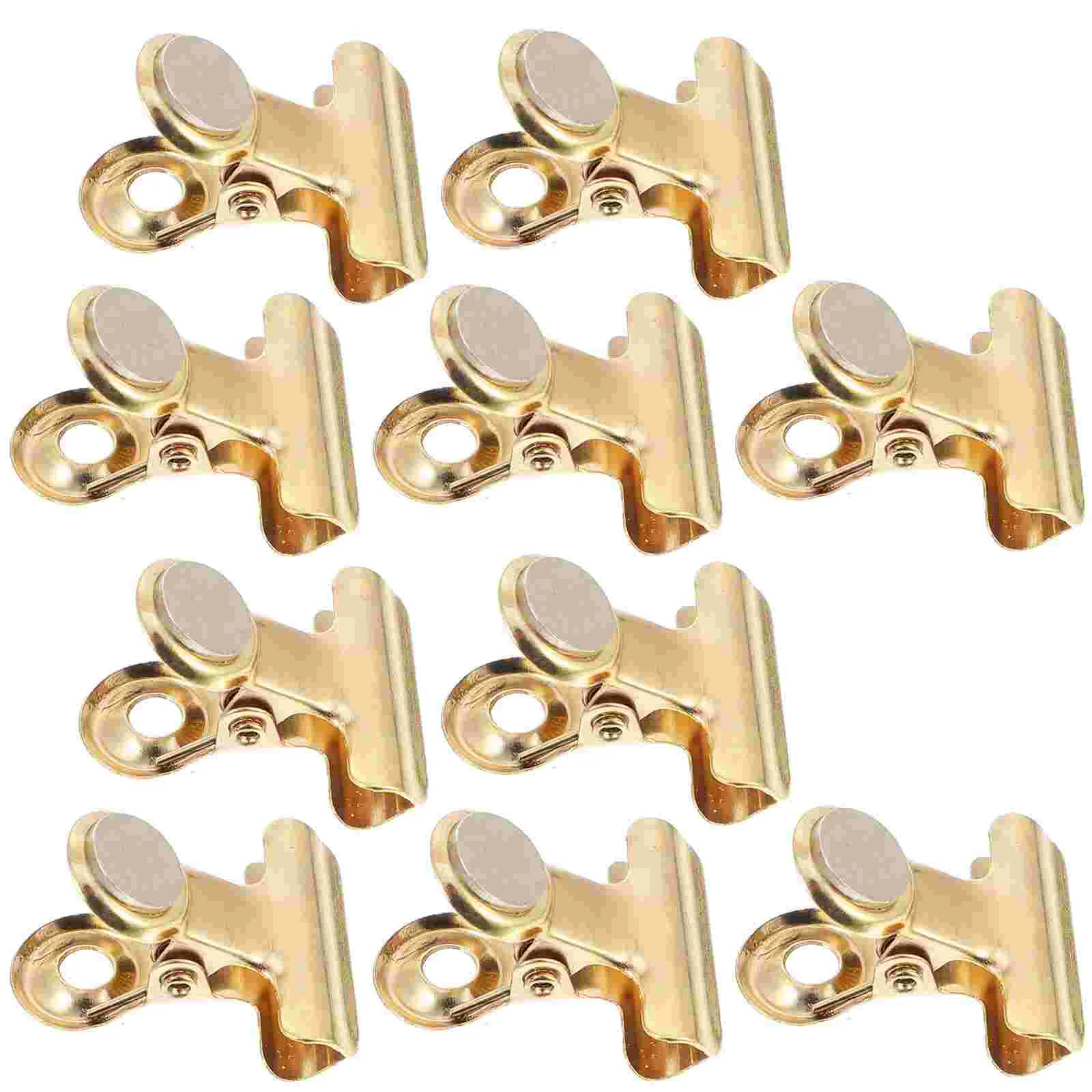 

10Pcs Clip Calendars Photo Display Whiteboard Magnet Clip Fridge Magnet