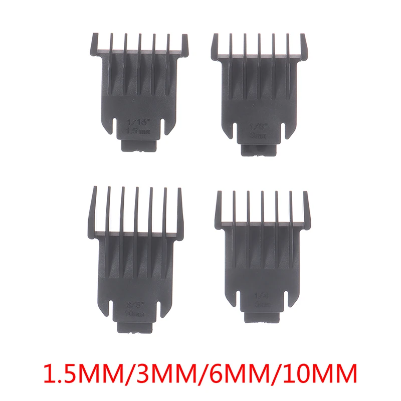 

4 Pieces T9 Universal Barber Limit Comb Guide Limit Caliper Tool Electric Push Shear Positioning Caliper Limit Comb