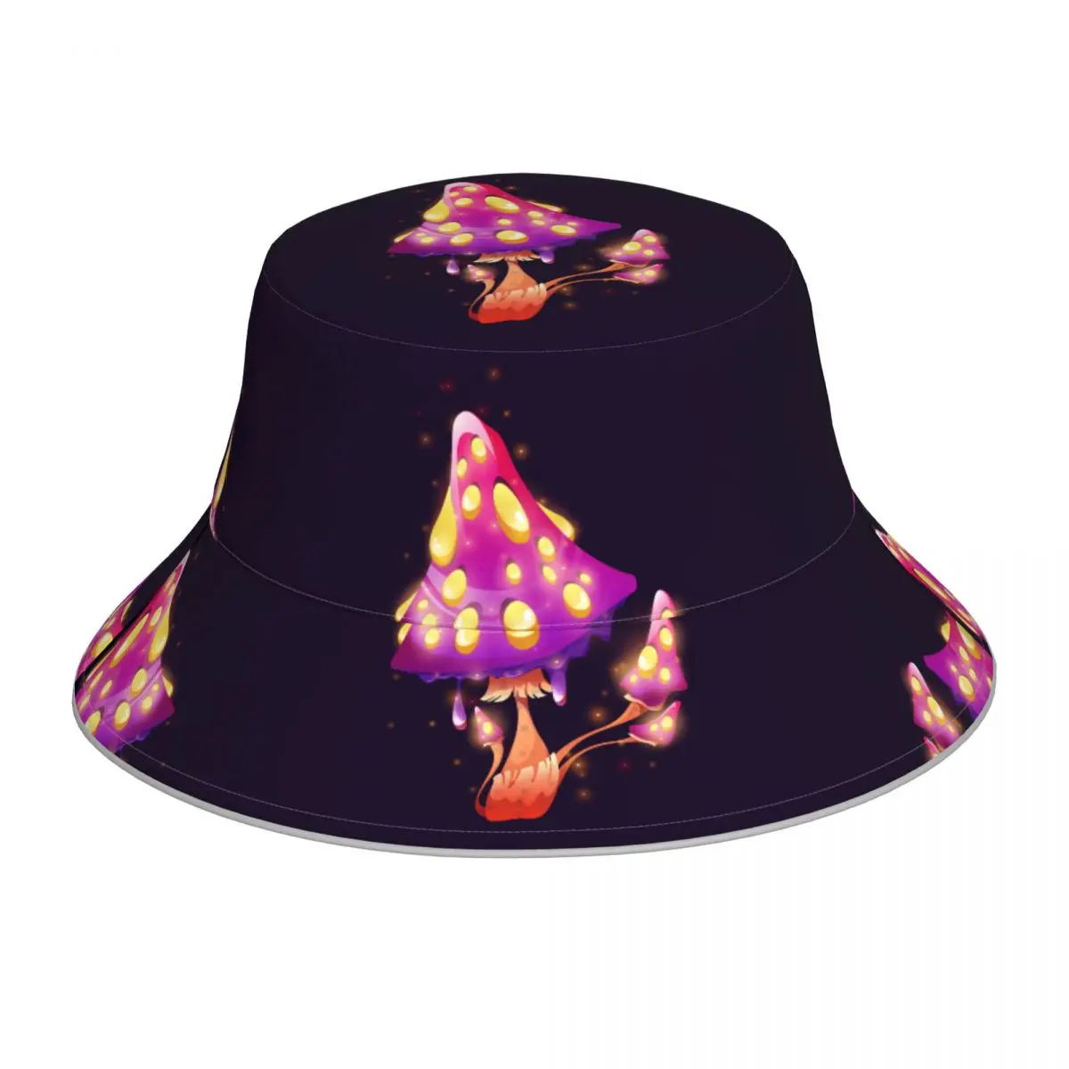 

Шляпа в стиле унисекс, модная ветрозащитная Панама для отдыха на открытом воздухе, с изображением магических грибов, Боба