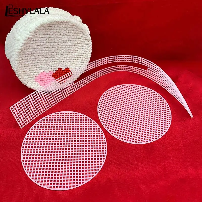 

DIY Knitting Weaving Plastic mesh mesh three-dimensional embroidery lining board packaging accessories materials