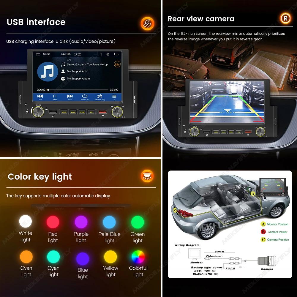 Универсальный Автомобильный Радиоприемник 6