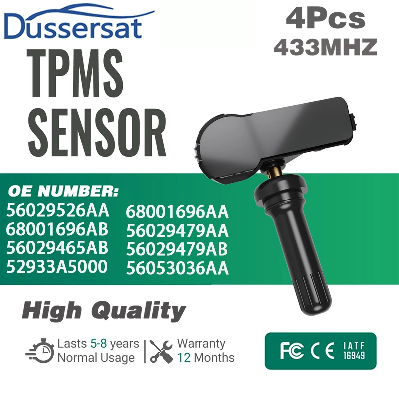 Датчик давления в шинах TPMS 315 МГц для Chrysler Aspen KIA Jeep Cherokee Dodge Magnum 52933A5000 56053036 АА 56029465