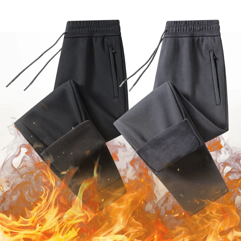 Утолщенные зимние мужские флисовые