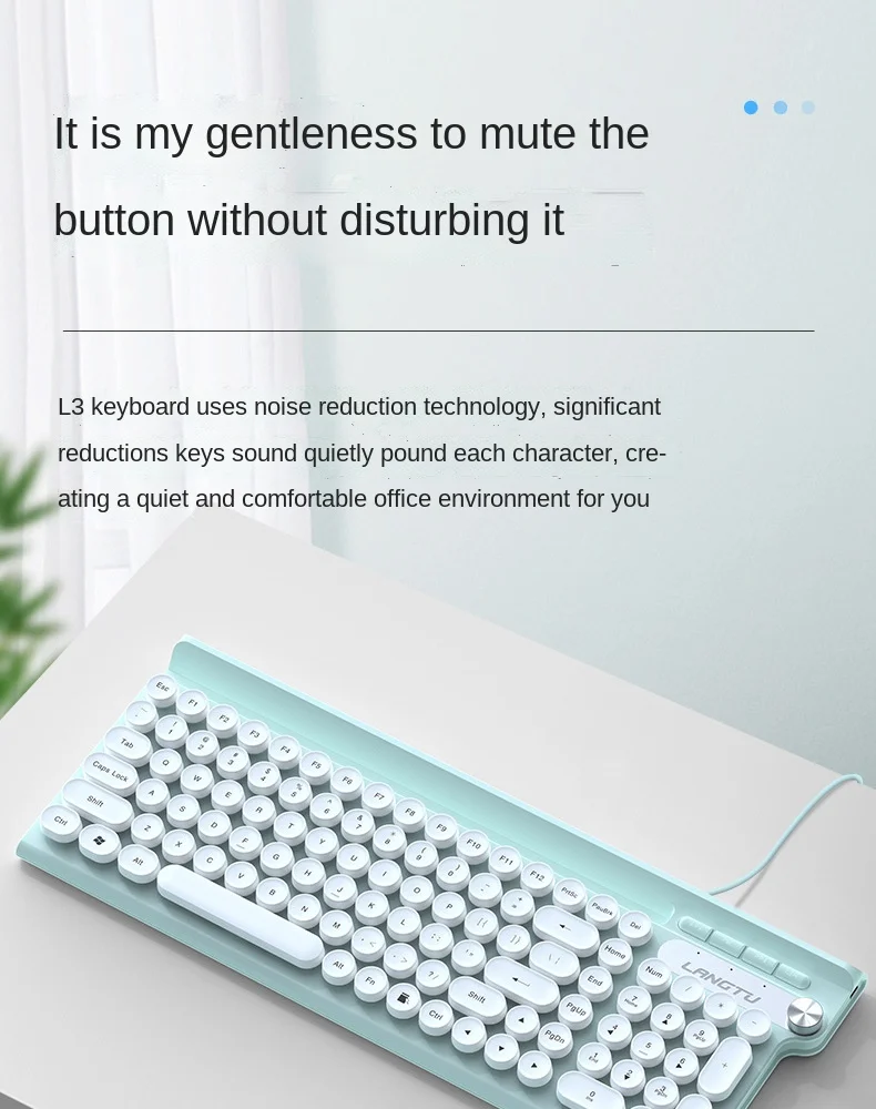 

L3 wired keyboard office gift keyboard computer silent