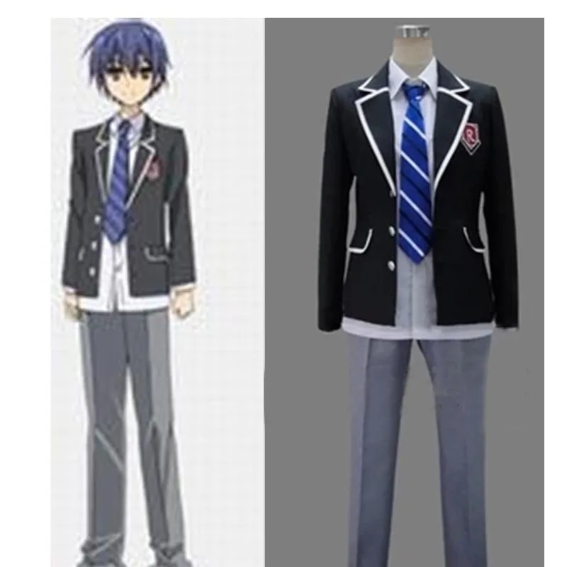 

Customized Anime Date A Live School Uniform Itsuka Shido Cosplay Costume custom made