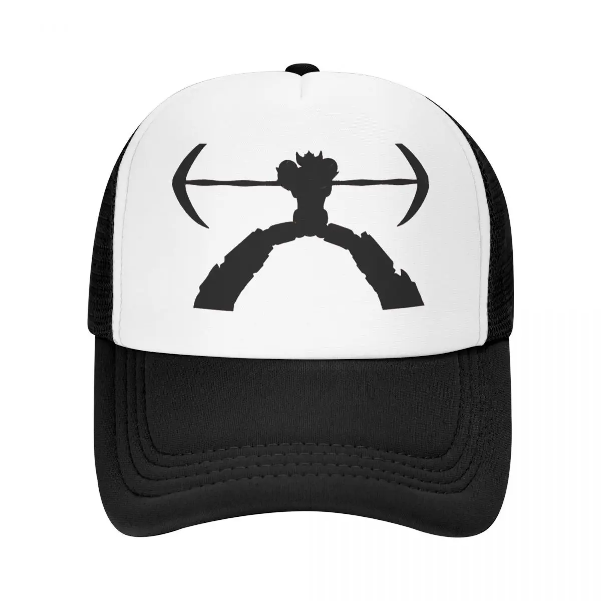 

Simple Trucker Hats UFO Robot Goldrake Mesh Net Baseball Cap For Male Female Hip Hop Snapback Caps Streetwear