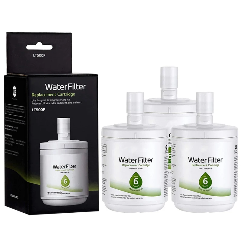 Запасной фильтр для воды холодильника LG LT500P, GEN11042FR-08, ADQ72910911, ADQ72910901, 5231JA2002A, 10 шт.