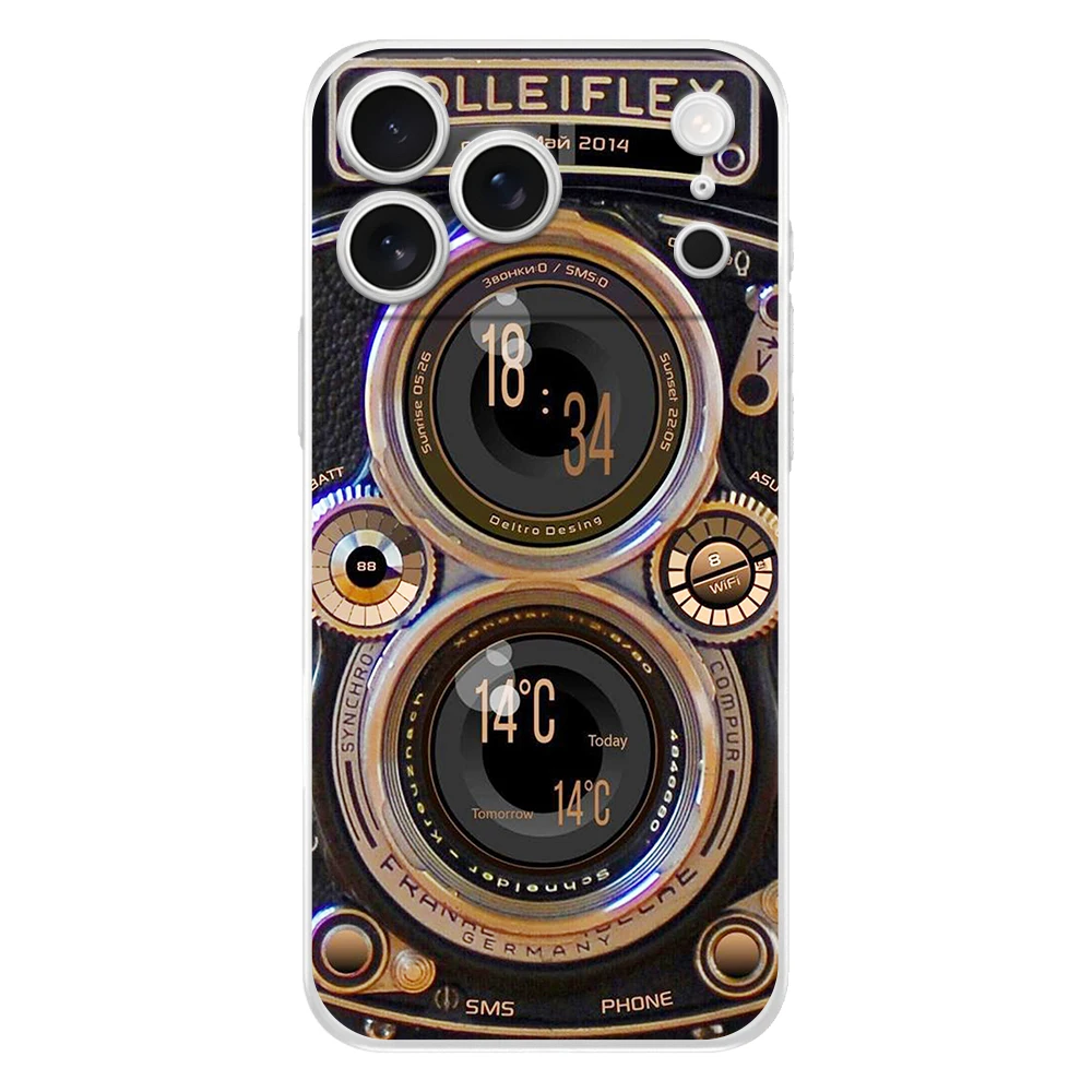 Фото Мягкий чехол для iPhone 17 Air 16E 16 11 15 14 Pro MAX 12 13 7 8 Plus SE, защитный, винтажный, с дизайном ленты, камеры, Gameboy, на Пасху №2
