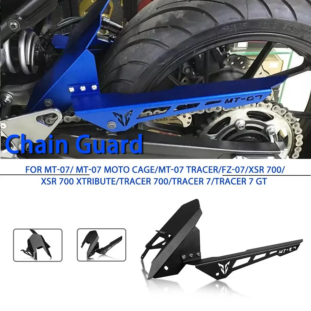

For Yamaha MT-07 FZ-07 2013-2020 2019 Chain Guard Cover Protector MT07 Moto Cage/Tracer FZ07 XSR 700 XTribute TRACER 700 7 GT