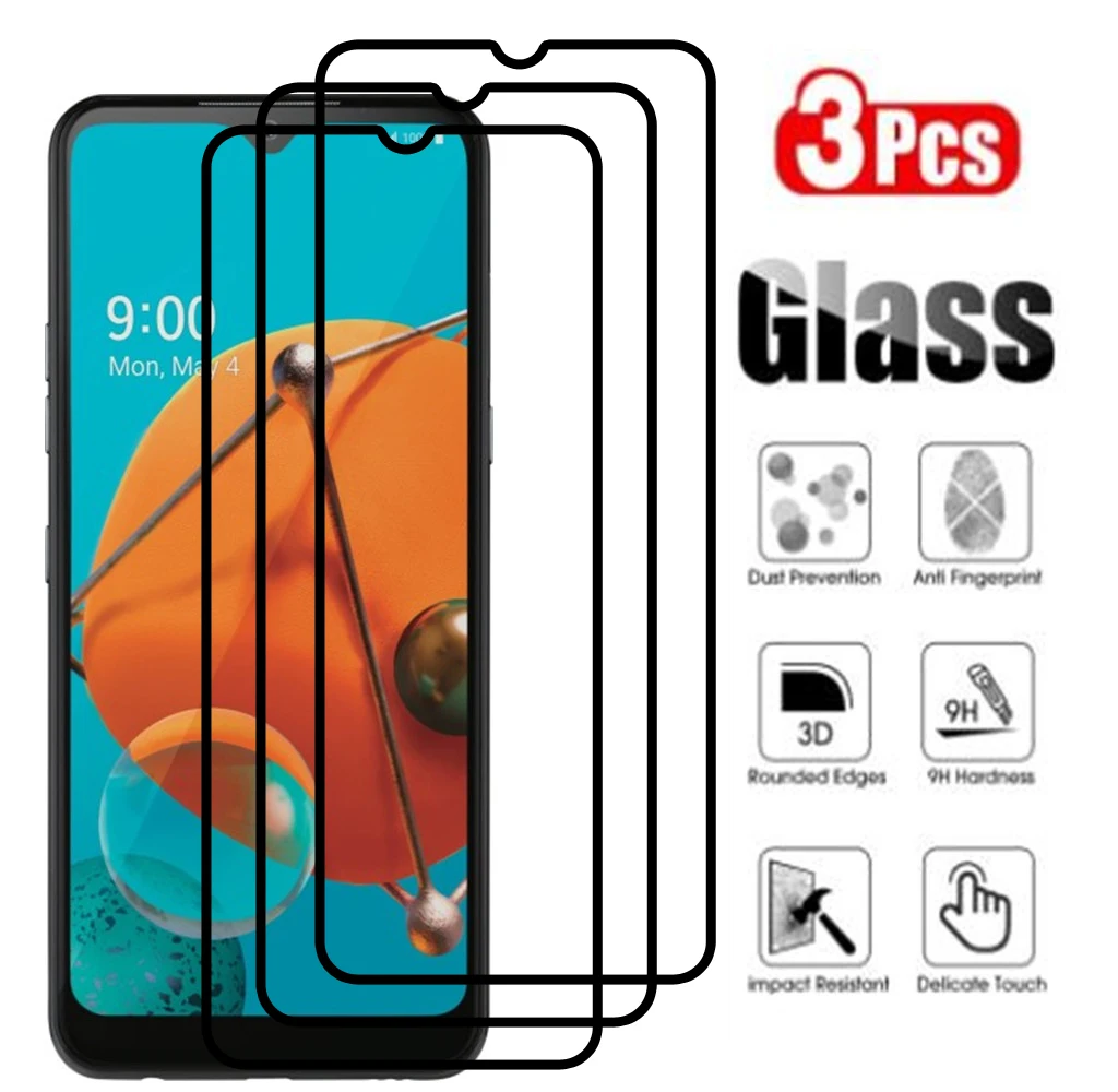 

Закаленное стекло для LG K51 Q51, защитное стекло с полным покрытием экрана для LG K51 L Q51, зеркальное защитное стекло