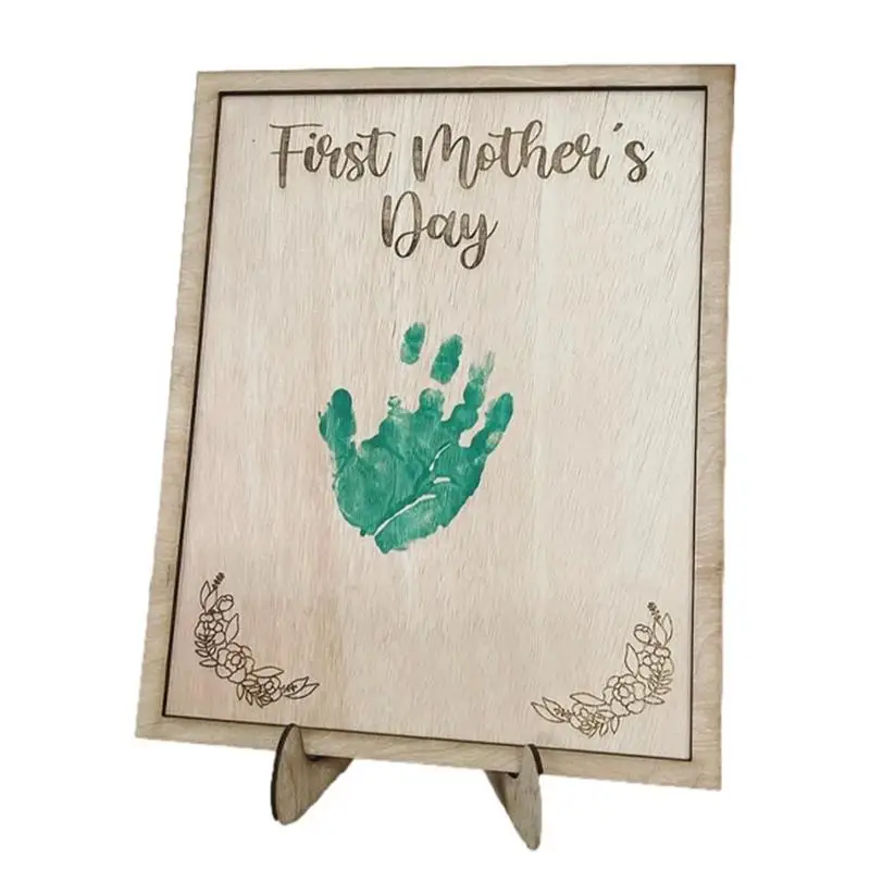 

Baby Handprint Footprint Kit Baby Handprint & Signature Keepsake Kit Handprint And Footprint Kit Keepsake For Newborn Boys &