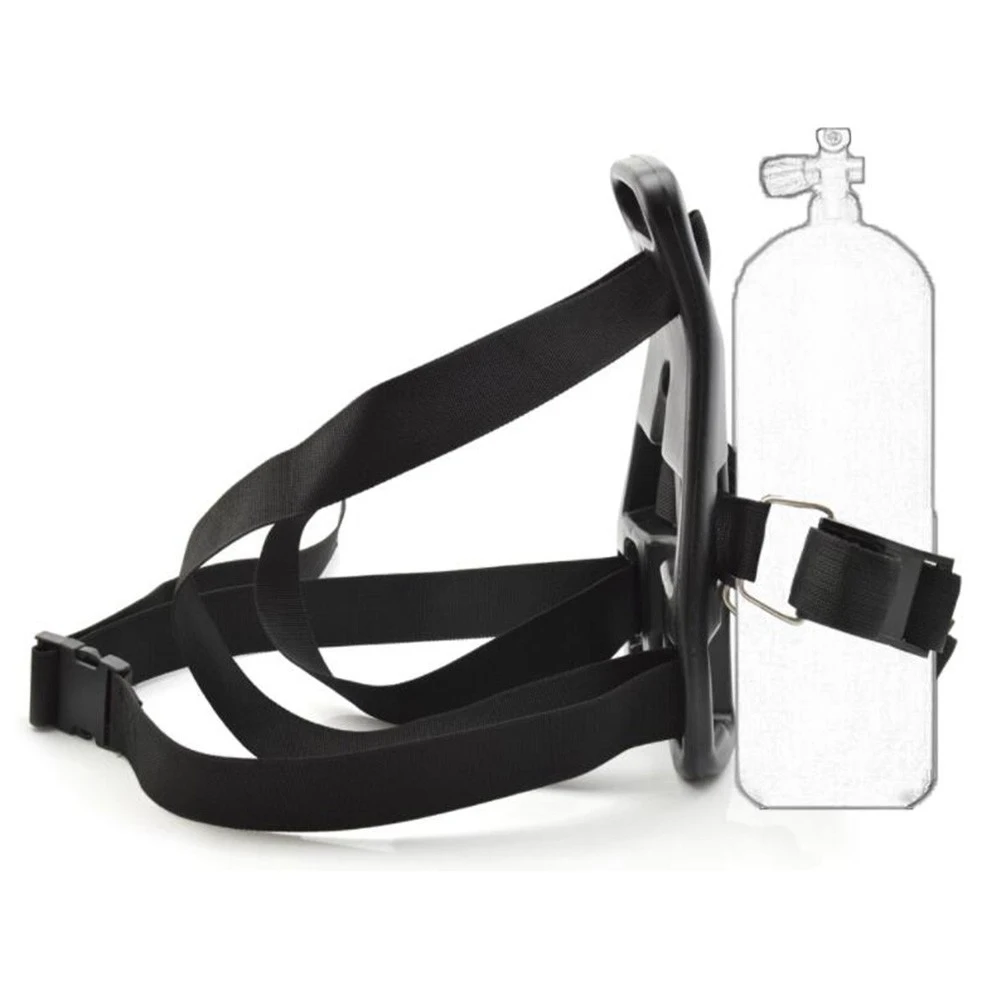 

Scuba Diving Single Tank Back Pack Single Holder Backpack Gas Cylinder Bracket Oxygen Bottle Back Holder Strap For Diving