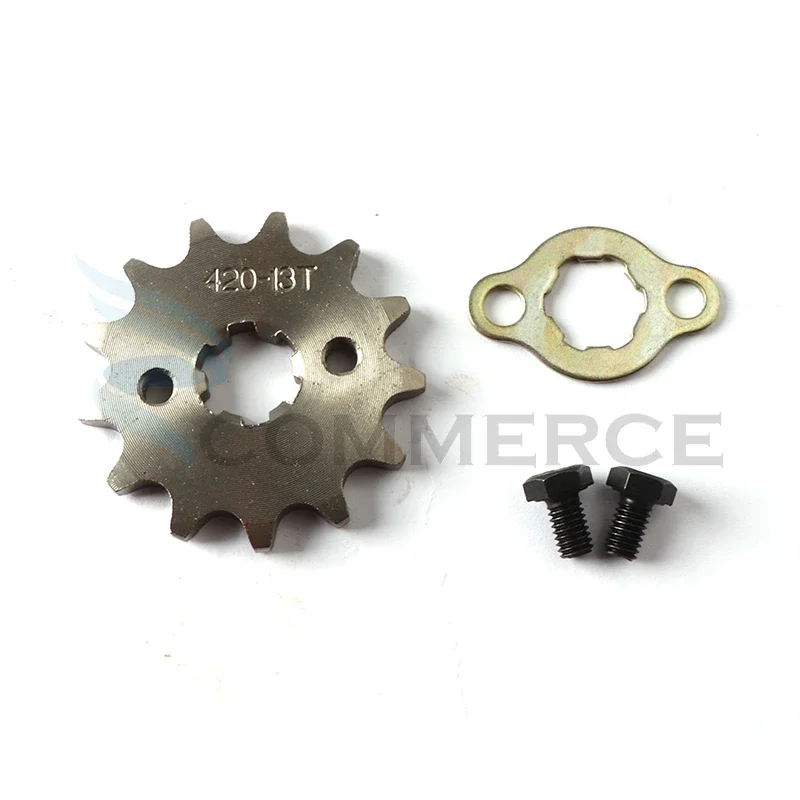 420 #   17 мм 10 11 12 13 14 15 16 17 18 19T Зубья Передняя звездочка двигателя для Dirt Pit Monkey Dax Bike Go Kart ATV Quad Мотоцикл