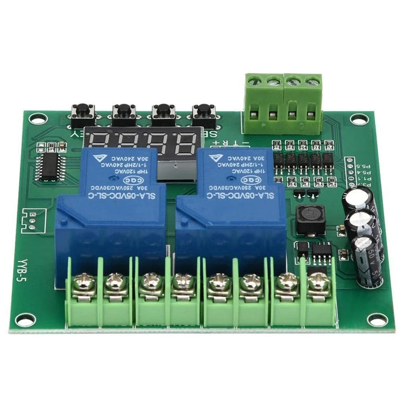 

2X YYB-5 12V 24V Motor Forward / Reverse Control Board Two Relay Delay Timing Cycle Module Motor Relay Delay Module