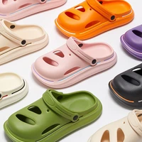 womens hollow out slippers ladies fashion thick platform summer new sandals couples bathroom anti slip slides chaussure femme