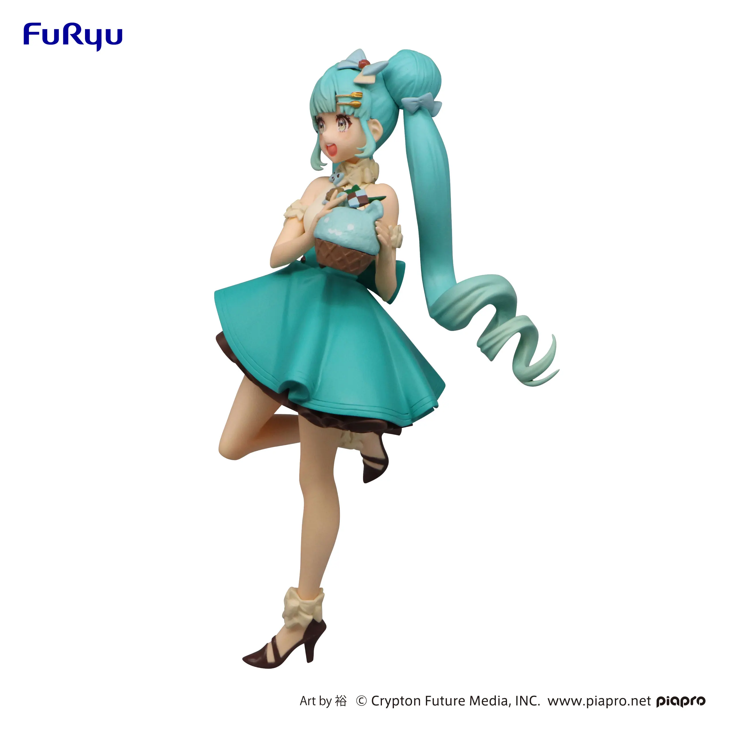 Фото Оригинальная призовая фигурка Furyu Hatsune Miku sweetsweet Choco Mint Ver. №3