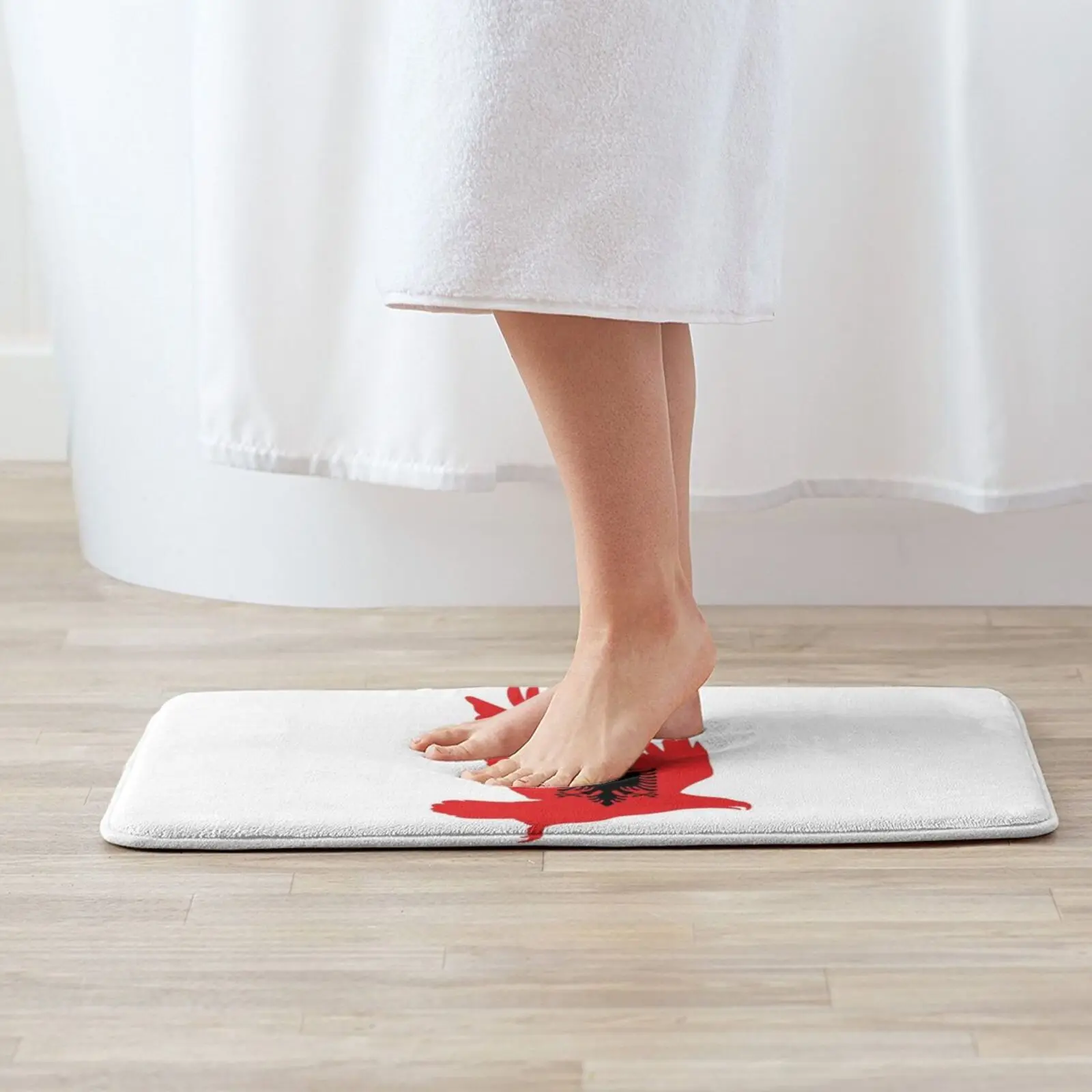 Мягкий Нескользящий Коврик с флагом Королевский Орел из Албании коврик подушка