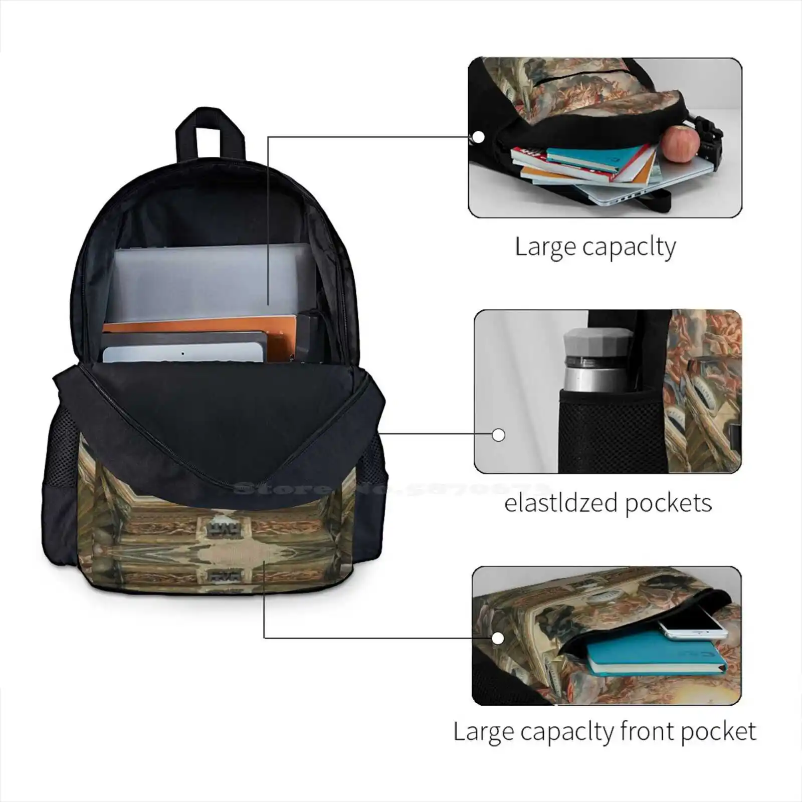 Подростковая школьная сумка Sistine модный рюкзак с отделением для потолка Каменицы