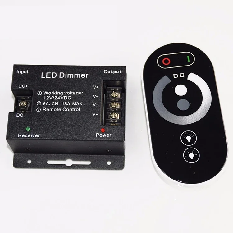 Светодиодный сенсорный контроллер RF беспроводной диммер двухцветная