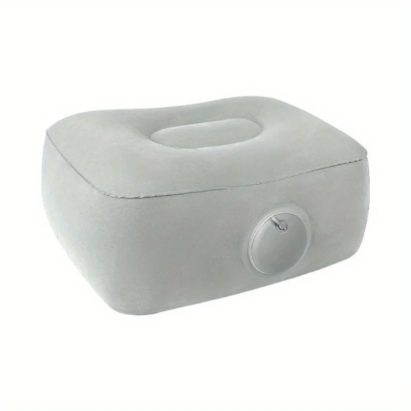 

Портативная надувная подушка для ног светлого бежевого цвета