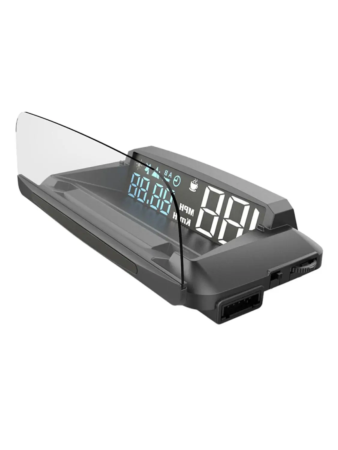 

Car HUD Head-Up Display GPS Speedometer 3D Image Clock Altitude Display Speed Alarm Smart Device Car Electronic Accessories