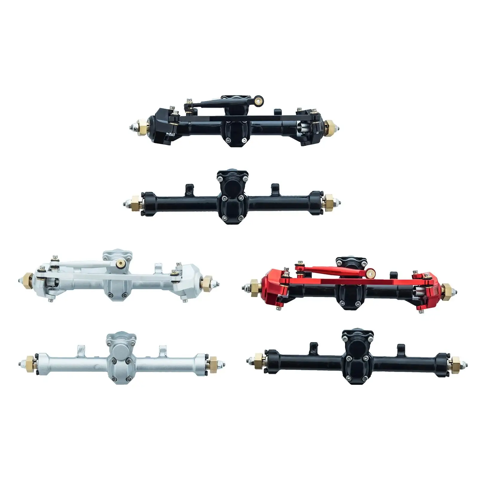 

RC Car Front Rear Portal Axle for Axial 1/24 RC Rock Truck Model Car Vehicle