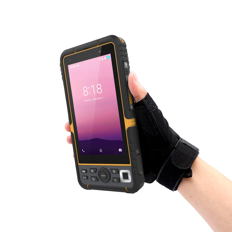 

T60(2021) ip67 waterproof pda rugged tablet oem barcode scanner case android 5.5 inch 4g lte option nfc rfid reader fingerprint