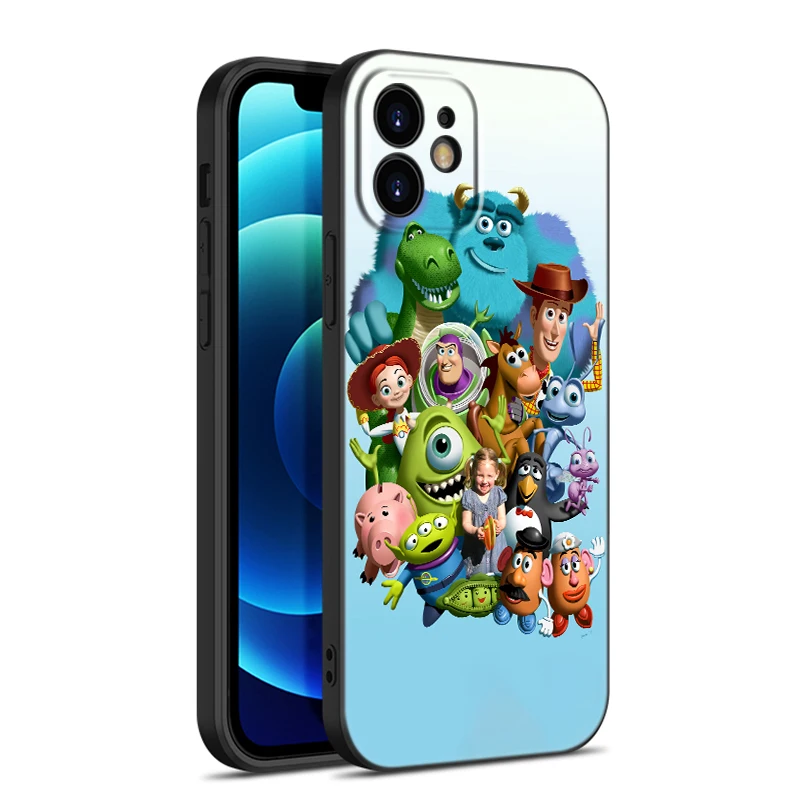 Черный чехол для телефона Disney Pixar Huawei Pura70 Pro Plus P60 P50 P40 P30 P20 P10 Lite PSmart Z 2021 мультяшный